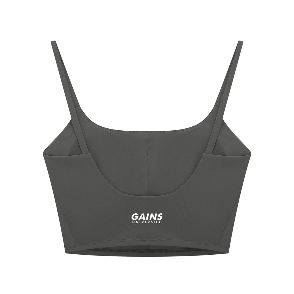 Gains Women's Solid Color Sports Bra