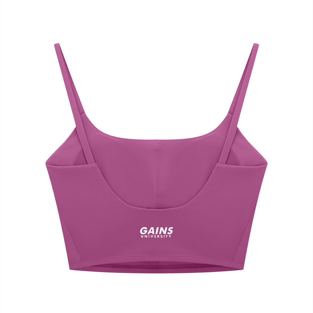 Gains Women's Solid Color Sports Bra