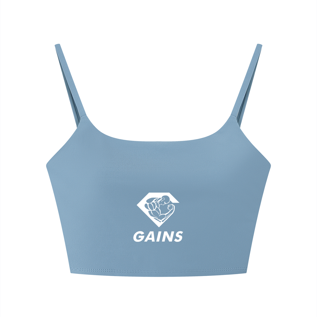 Gains Women's Solid Color Sports Bra