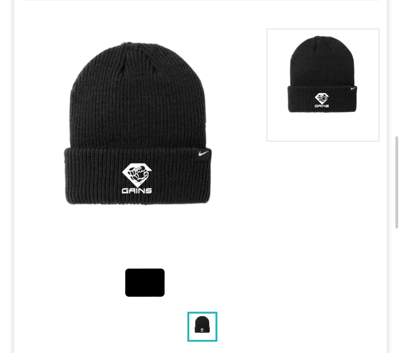GAINS Logo Beanie